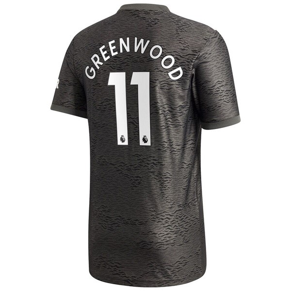 Maillot Football Manchester United NO.11 Greenwood Exterieur 2020-21 Noir